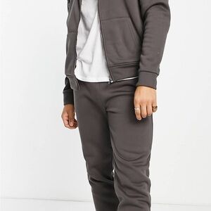 Mauve Full Zip Hoodie and Jogger Tracksuit Sweatsuit Set